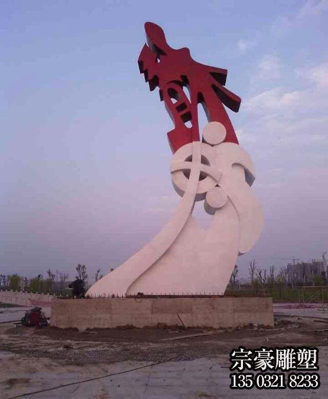 不銹鋼抽象龍頭景觀雕塑 不銹鋼抽象龍頭景觀雕塑