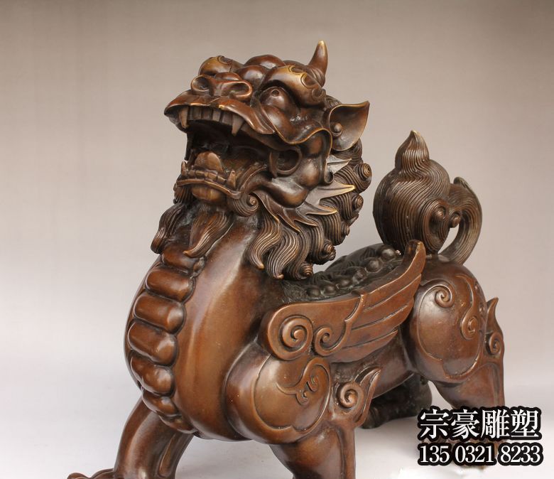 玻璃鋼仿銅神獸辟邪貔貅雕塑 玻璃鋼仿銅神獸辟邪貔貅雕塑