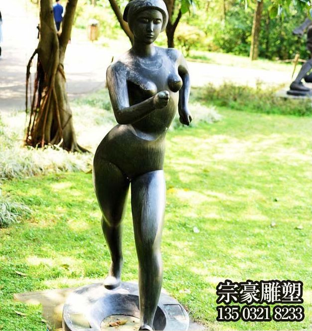競(jìng)走人物銅雕塑 競(jìng)走人物銅雕塑