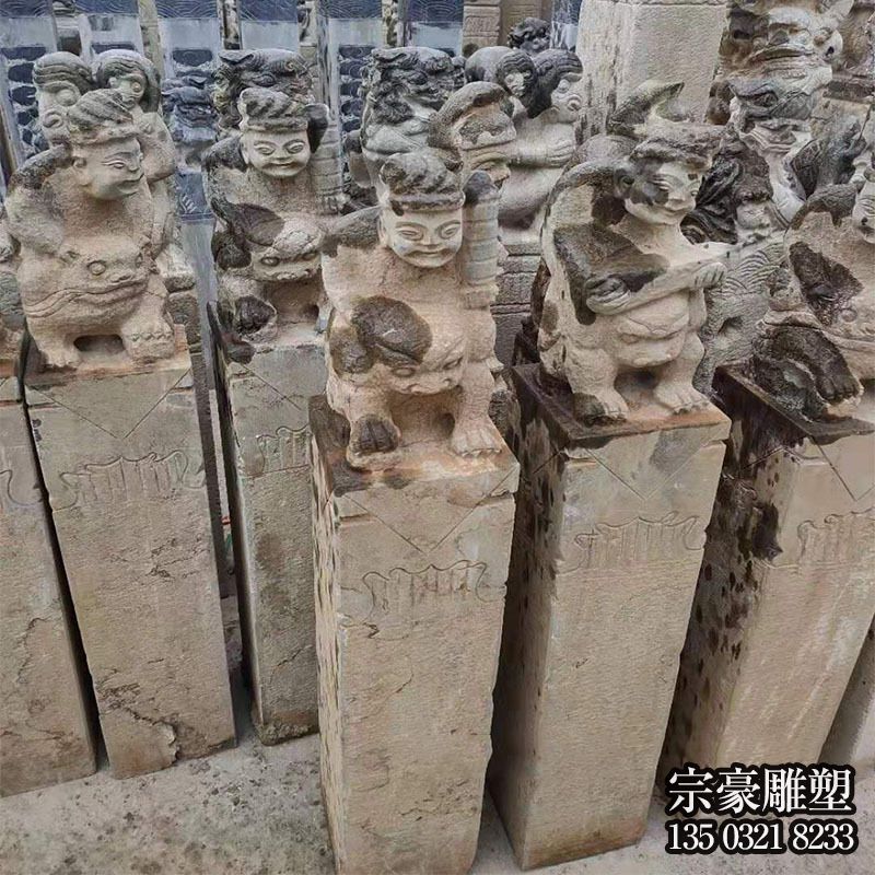 仿古石雕拴馬樁 仿古石雕拴馬樁